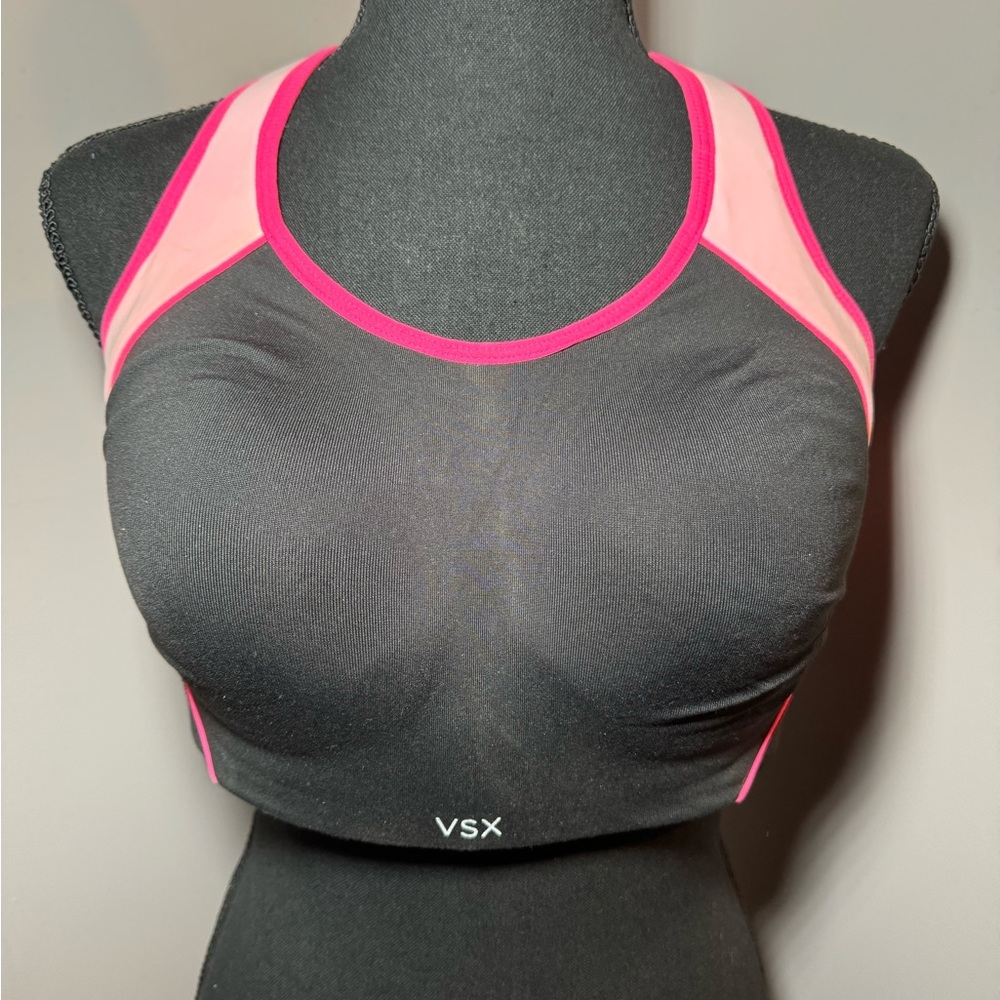 Victoria’s Secret Pink & Black 32DDD Sports Bra